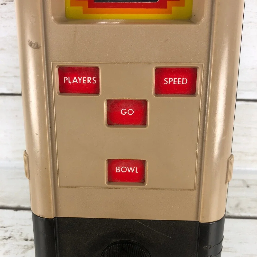 Vintage 1979 Milton Bradley Microvision Handheld Game Console Bowling MB Retro